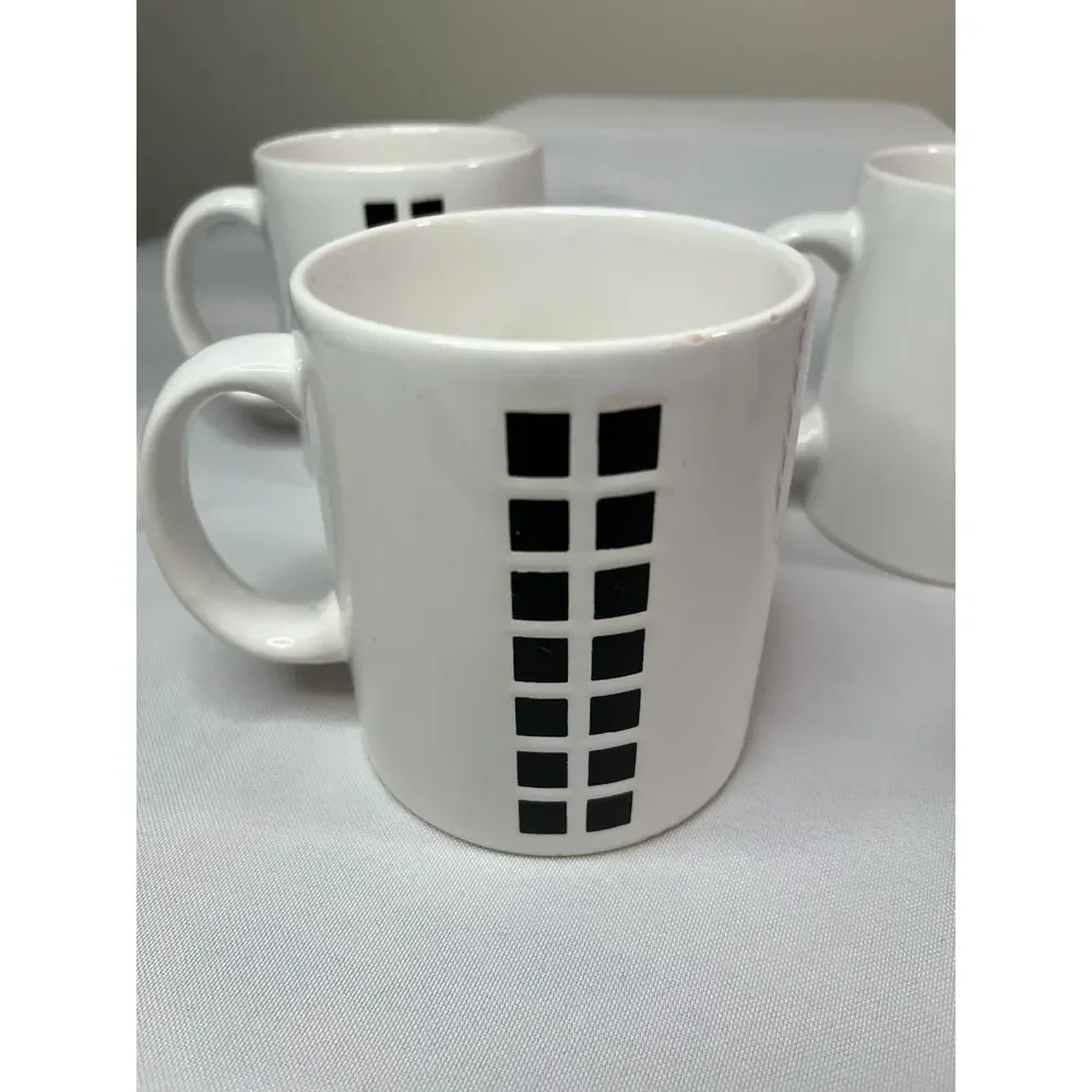 Waechtersbach Made in Spain Set of 4 Mugs 1980's Vintage